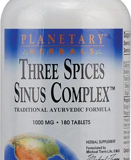 Planetary Herbals Three Spices Sinus Complex -- 1000 mg - 180 Tablets