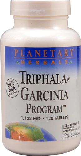 Planetary Herbals Triphala- Garcinia Program™ -- 1122 mg - 120 Tablets