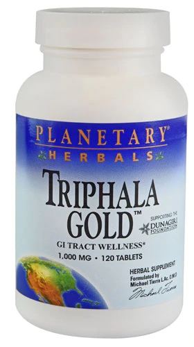 Planetary Herbals Triphala Gold™ -- 1000 mg - 120 Tablets