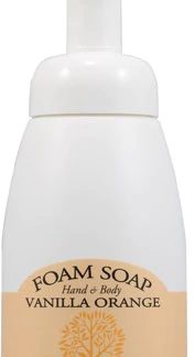 Plantlife Hand and Body Foam Soap Vanilla Orange -- 8.5 fl oz