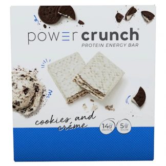 Power Crunch Protein Energy Bar Cookies & Creme -- 12 Bars