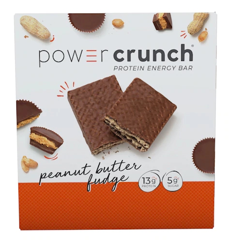 Power Crunch Protein Energy Bar Peanut Butter Fudge -- 12 Bars
