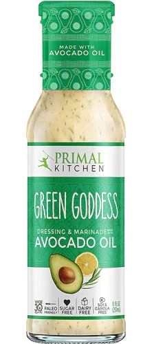Primal Kitchen Dressing & Marinade Made with Avocado Oil Paleo Green Goddess -- 8 fl oz