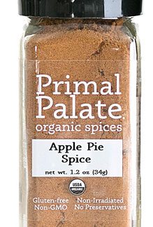 Primal Palate Organic Spices Apple Pie Spice -- 1.2 oz