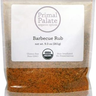 Primal Palate Organic Spices Barbecue Rub -- 9.3 oz