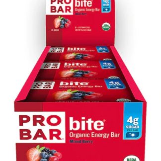 ProBar Bite Organic Energy Bar Gluten Free MIxed Berry -- 12 Bars