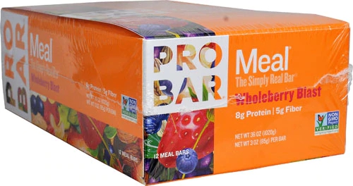 ProBar Meal On-The-Go Wholeberry Blast -- 12 Bars