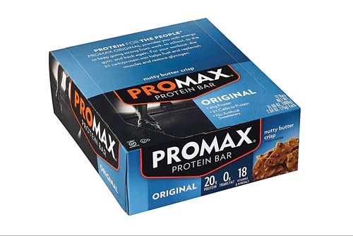 Promax Gluten Free Protein Bar Nutty Butter Crisp -- 12 Bars