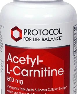 Protocol For Life Balance Acetyl-L-Carnitine -- 500 mg - 100 Veg Capsules