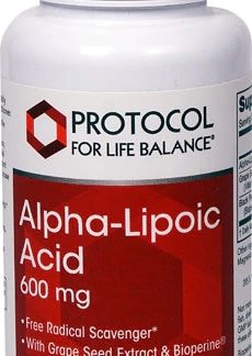 Protocol For Life Balance Alpha-Lipoic Acid -- 600 mg - 60 Veg Capsules