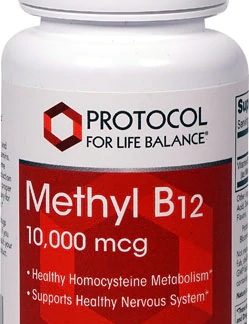 Protocol For Life Balance Methyl B12 -- 10,000 mcg - 60 Lozenges
