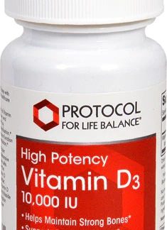 Protocol For Life Balance Vitamin D3 High Potency -- 10000 IU - 120 Softgels