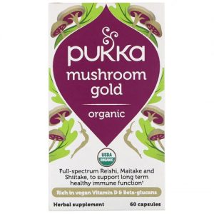 Pukka Mushroom Gold Organic -- 60 Capsules