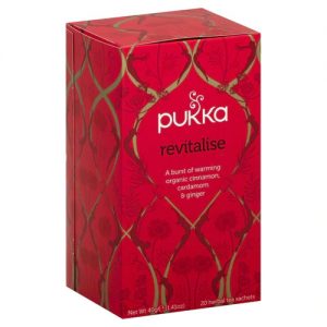 Pukka Revitalise Herbal Tea Cinnamon Cardamom & Ginger -- 20 Tea Bag