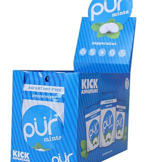 Pur Company Pur Mints Aspartame Free Peppermint -- 12 Tray