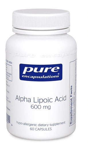 Pure Encapsulations Alpha Lipoic Acid -- 600 mg - 60 Capsules