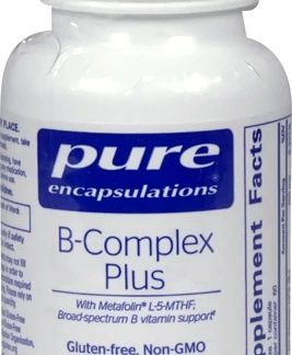 Pure Encapsulations B-Complex Plus Dietary Supplement -- 60 Capsules