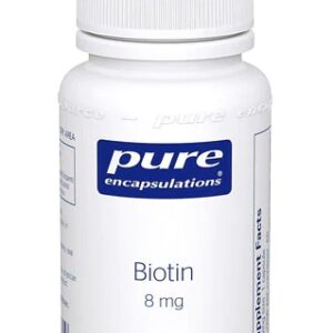 Pure Encapsulations Biotin -- 8 mg - 60 Capsules