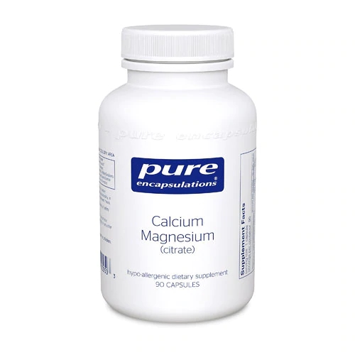 Pure Encapsulations Calcium Magnesium Citrate -- 90 Vegetable Capsules
