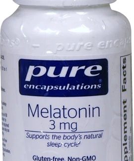 Pure Encapsulations Melatonin -- 3 mg - 180 Capsules