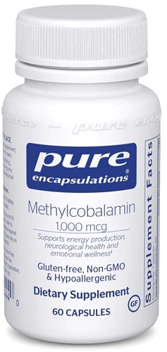 Pure Encapsulations Methylcobalamin -- 1000 mcg - 60 Capsules