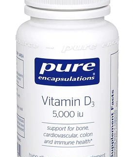 Pure Encapsulations Vitamin D3 -- 5000 IU - 60 Capsules