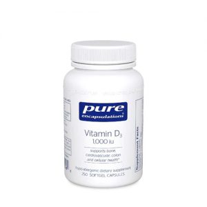 Pure Encapsulations Vitamin D3 -- 1000 IU - 250 Capsules