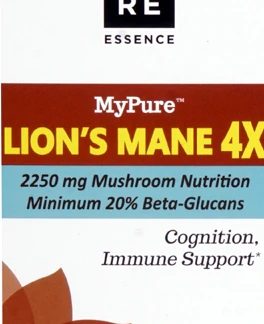 Pure Essence Labs MyPure™ Lion's Mane 4X -- 2250 mg - 60 Vegi-Caps