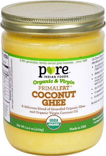 Pure Indian Foods Organic & Virgin PrimalFat® Coconut Ghee -- 14.2 oz