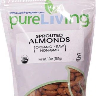 Pure Living Organic Almonds Sprouted -- 10 oz