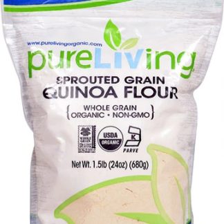 Pure Living Organic Sprouted Quinoa Flour -- 24 oz