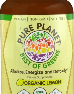 Pure Planet Best of Greens Organic Lemon -- 79 grams