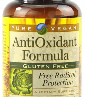 Pure Vegan AntiOxidant Formula Gluten Free -- 90 Vegetarian Capsules