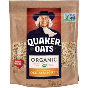 Quaker Organic Oats Old Fashioned -- 24 oz Each / Pack of 4