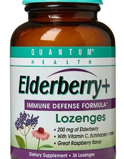 Quantum Elderberry Lozenges Raspberry -- 36 Lozenges