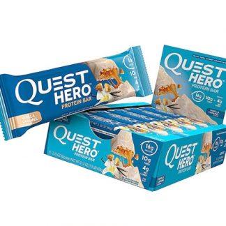 Quest Nutrition Quest HERO Protein Bar Vanilla Caramel -- 10 Bars