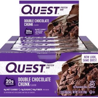Quest Nutrition Quest® Protein Bar Double Chocolate Chunk -- 12 Bars