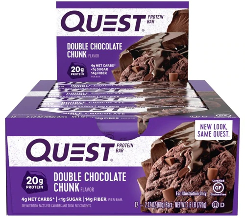 Quest Nutrition Quest® Protein Bar Double Chocolate Chunk -- 12 Bars