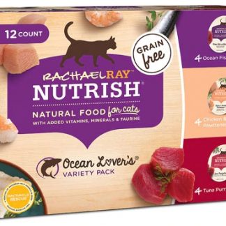 Rachael Ray Nutrish® Grain Free Ocean Lover's Wet Food For Cats Variety Pack -- 12 Cups
