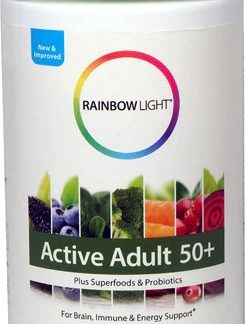 Rainbow Light Active Adult 50 plus Multivitamin -- 180 Tablets