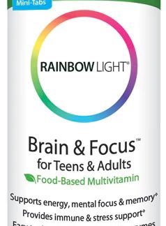 Rainbow Light Brain & Focus™ MultiVitamin for Teens & Adults -- 90 Tablets