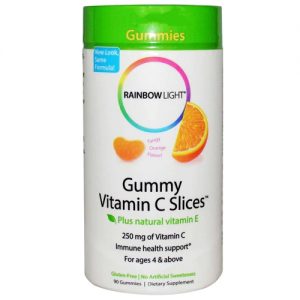 Rainbow Light Gummy Vitamin C Slices™ Tangy Orange -- 250 mg - 90 Gummies