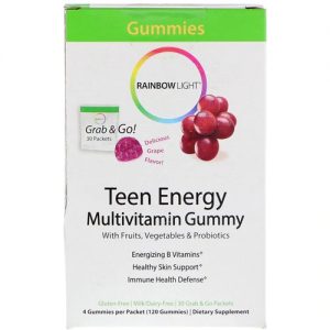 Rainbow Light Teen Multivitamin Gummy Grape -- 30 Packets