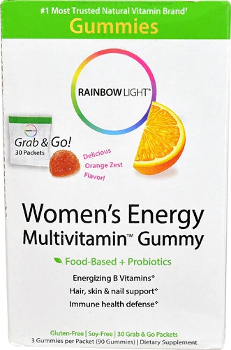 Rainbow Light Women's Multivitamin Gummy Orange Zest -- 30 Packets