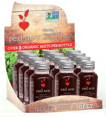 Red Ace Organic Beet Performance Shot -- 12 Bottles