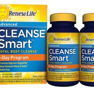 Renew Life Adult Cleanse - CleanseSMART™ Total Body Cleanse Advanced - 2 Part 30-Day Program -- 120 Vegetable Capsules