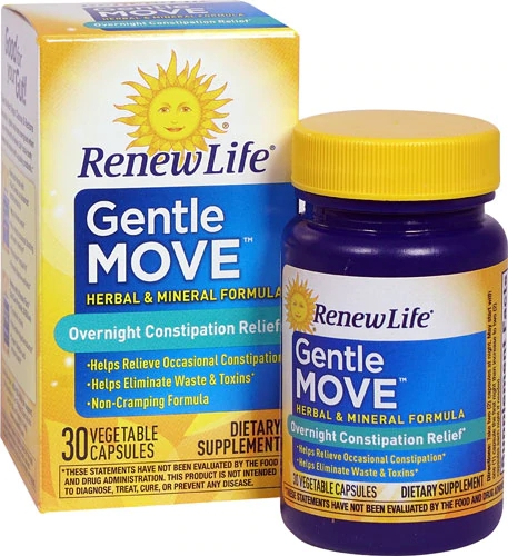 Renew Life Gentle Move -- 30 Vegetable Capsules