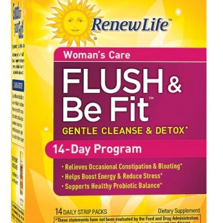 Renew Life Women's Cleanse - Flush & Be Fit™ Women's Care 3 Part 14-Day Program -- 14 Daily Strip Packs
