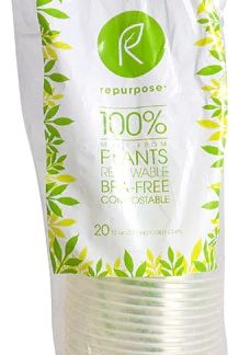 Repurpose Plant-Based Cold Cups 12 oz. -- 20 Cups