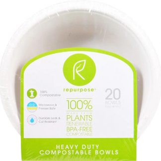 Repurpose Plant-Based Heavy Duty Bowls 16-oz. -- 20 Bowls